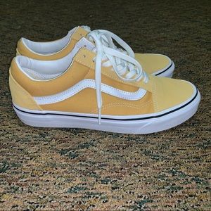 Yellow Lace-up Vans